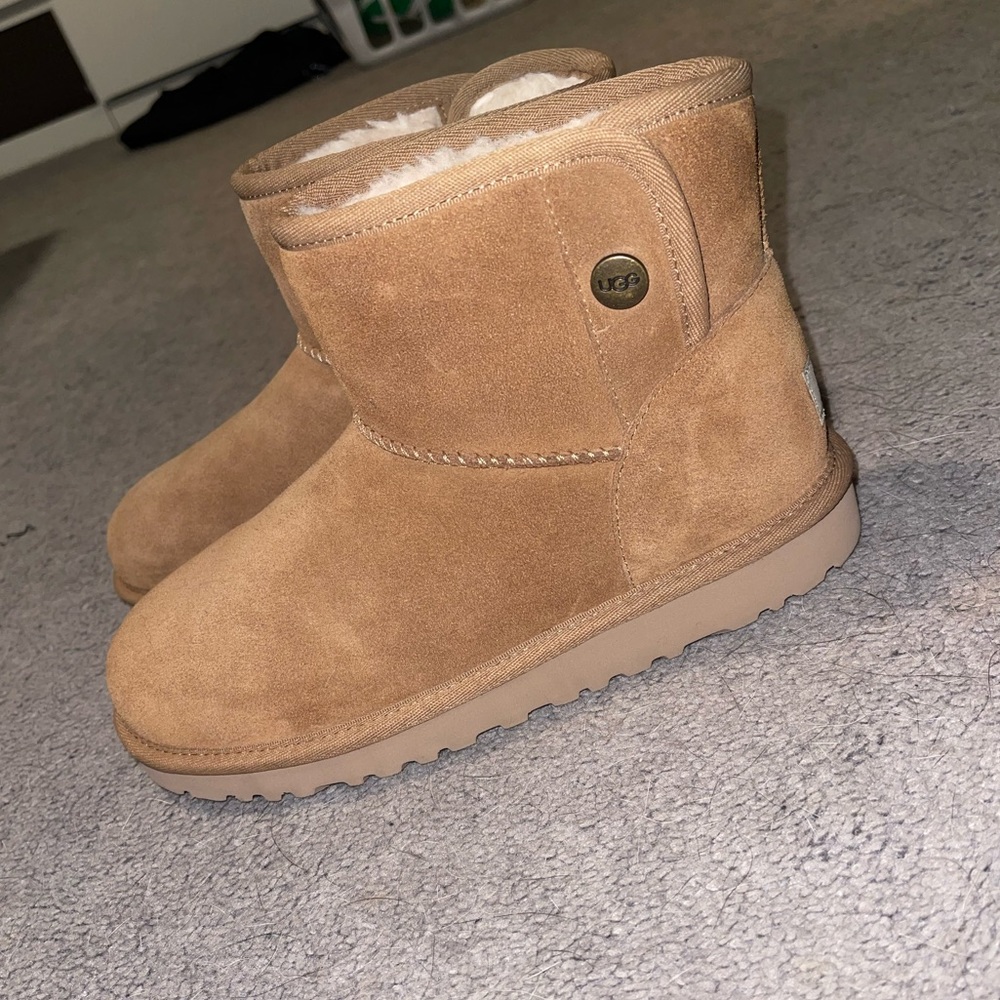 Ugg mini with button detail